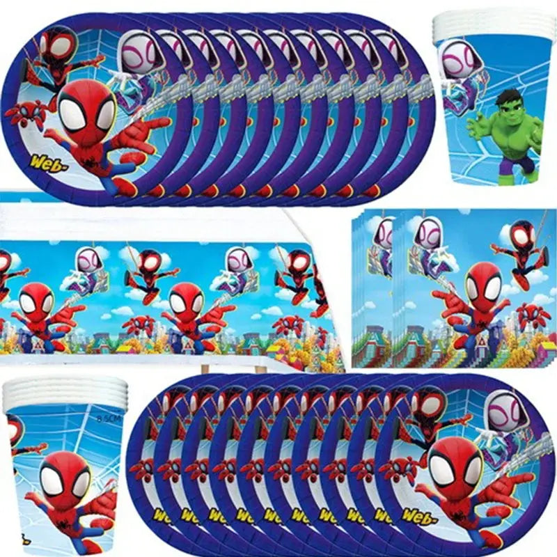 Birthday Party Decoration Spiderman Theme Balloon Trikidsworld