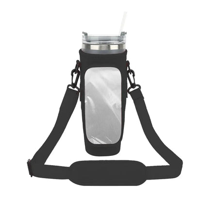 Insulated Water Bottle Carrier with Strap – Fits Stanley Cup Trikidsworld