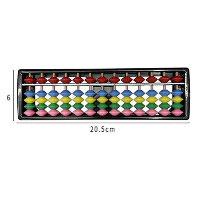 Children's Plastic Abacus Soroban Calculator Counting Tool 13 Digit Rods Standard Abacus Mathematics Beginners Caculating Toy Trikidsworld