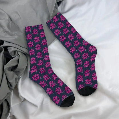 Rumi K pop Demon Hunters  Socks Huntrix Non Slip Stockings Men Quality Outdoor Sports Socks Autumn Harajuku Design Socks Trikidsworld