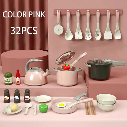 Kids' Pretend Kitchen Set – Mini Food & Cooking Utensils Trikidsworld