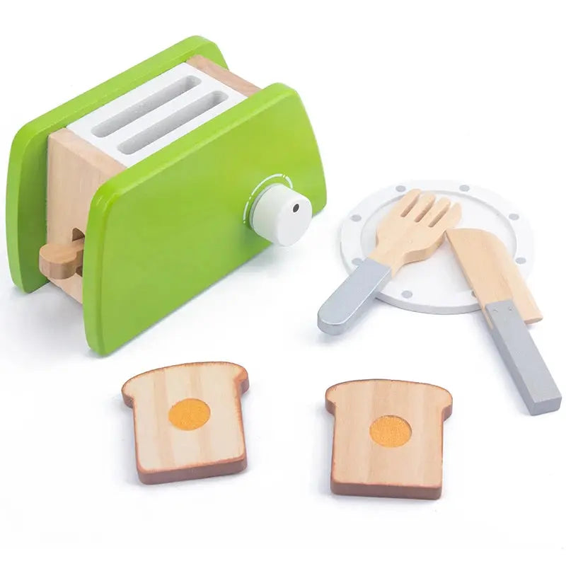 Wooden Kids Kitchen Set – Pretend Play with Pots & Food Trikidsworld