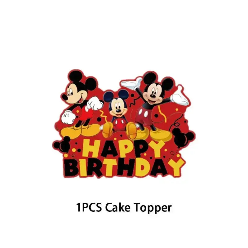 Mickey Mouse Party Decoration Birthday Supplies Trikidsworld