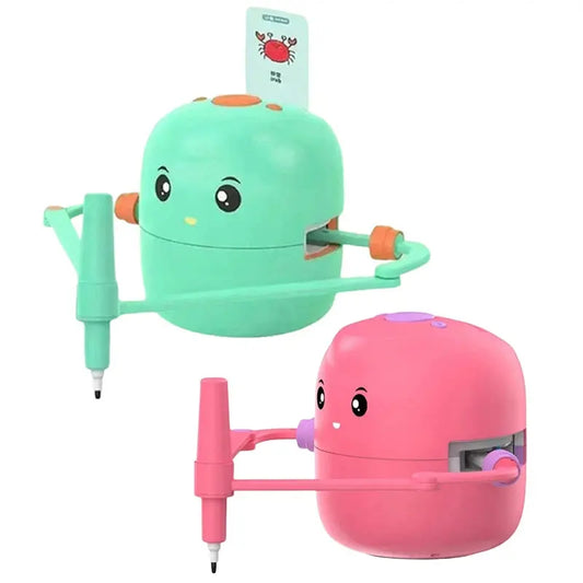 Interactive Educational Drawing Robot Learning Toy With 100 Cards Early Educational Toys For Girl And Boy Trikidsworld