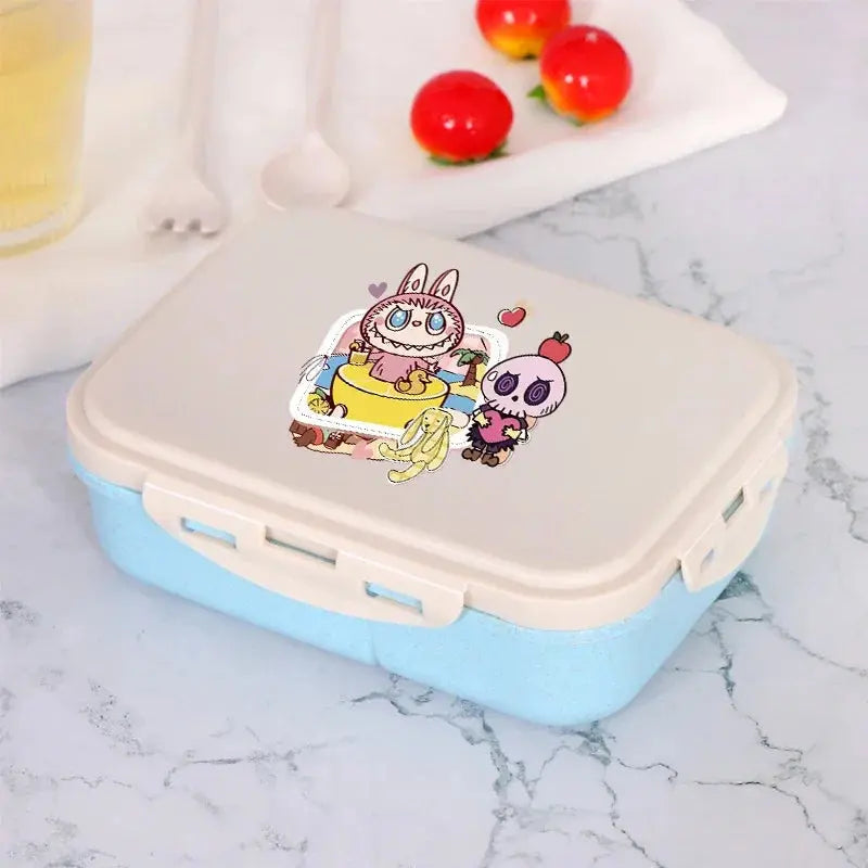 Lunch Bag Cartoon Crystal Sticker Warming Box Portable Outdoor Picnic Food Storage Bags Large Capacity Bento Boxs Gifts Trikidsworld