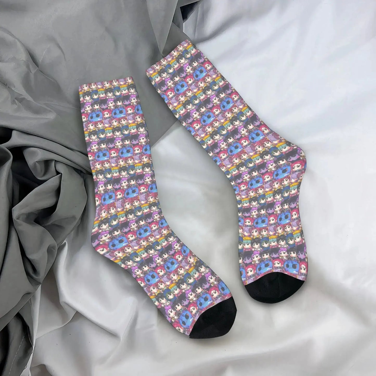 Rumi K pop Demon Hunters  Socks Huntrix Non Slip Stockings Men Quality Outdoor Sports Socks Autumn Harajuku Design Socks Trikidsworld