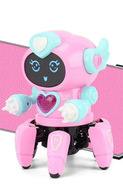Dance Music 6 Claws Robot Octopus Spider Robots Vehicle Birthday Gift Toys for Children Kids Early Education Baby Toy Boys Girls Trikidsworld