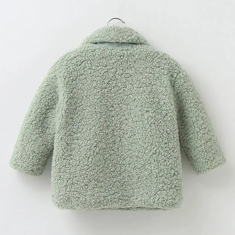 Kids Fall Winter Coats Children Padded Outerwear Boy Warm Fleece Jacket Baby Girls Lamb's Wool Jackets 2-7 Year Trikidsworld
