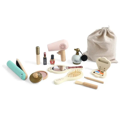 Wooden Baby Toys Simulation Cosmetics Set Pretend Makeup Toys Girls Playing House Game Children Early Education Montessori Toys Trikidsworld