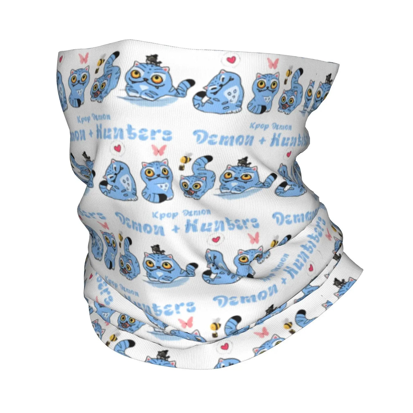 HUNTRIX KPOP Demon Hunters Anime Bandana Neck Gaiter Printed Face Scarf Multifunctional Face Mask Riding Adult Breathable Trikidsworld