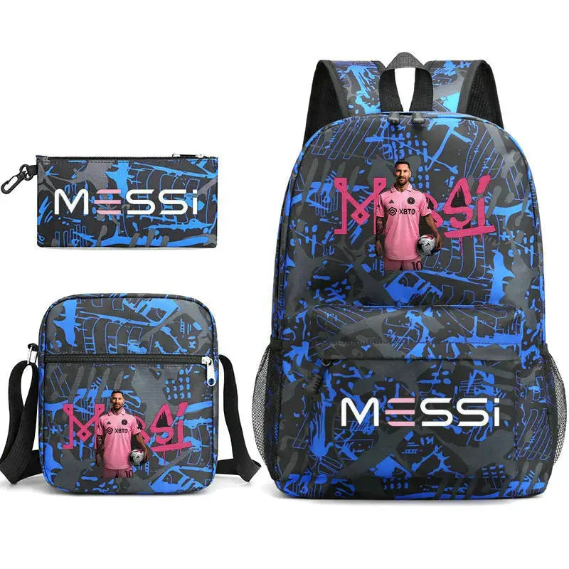 Messi Schoolbag High Capacity Casual Backpacks Trikidsworld