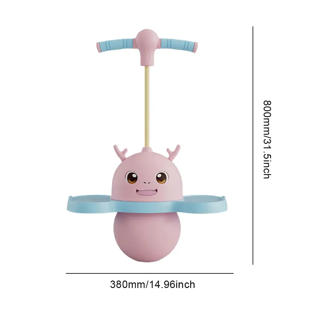 Panda Jumping Ball Exercise Balance Help Grow Tall Fitness Exercise Elastic Ball with Handle Outdoor Fun Bouncing Equipment Trikidsworld