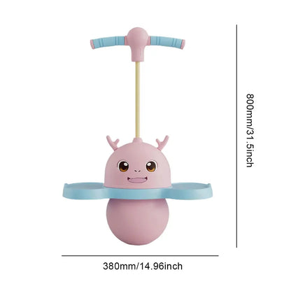 Panda Jumping Ball Exercise Balance Help Grow Tall Fitness Exercise Elastic Ball with Handle Outdoor Fun Bouncing Equipment Trikidsworld