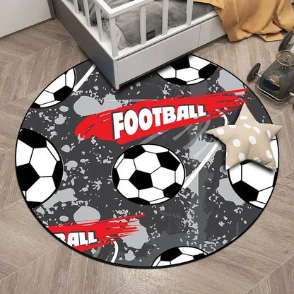 Soccer Round Carpet for Home Decor Trikidsworld