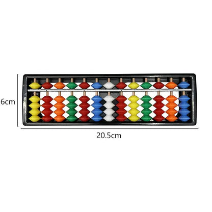 Children's Plastic Abacus Soroban Calculator Counting Tool 13 Digit Rods Standard Abacus Mathematics Beginners Caculating Toy Trikidsworld