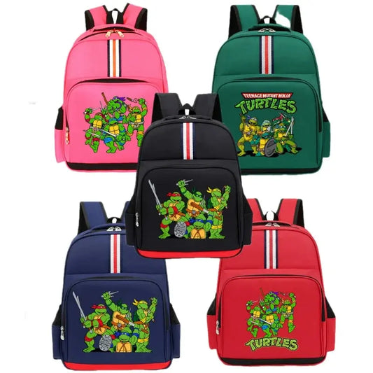Teenage Ninja Turtle Backpack Anime Cartoon Print Kids Trikidsworld