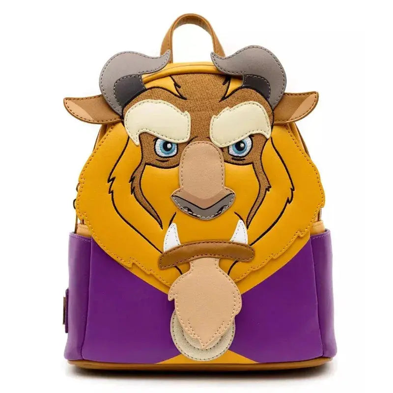 Beauty and The Beast Princess Series Cogsworth ‌Lumiere Chip‌ Bell Winter Cosplay Mini Backpack Fashion Cute Girl Storage Bag Trikidsworld