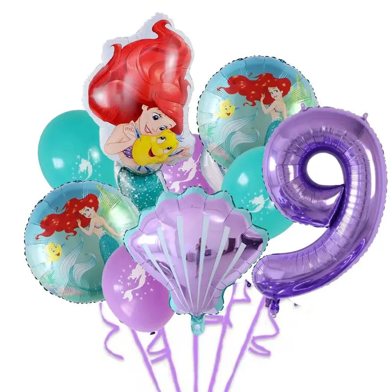 Balloons Princess Ariel Birthday Party Trikidsworld