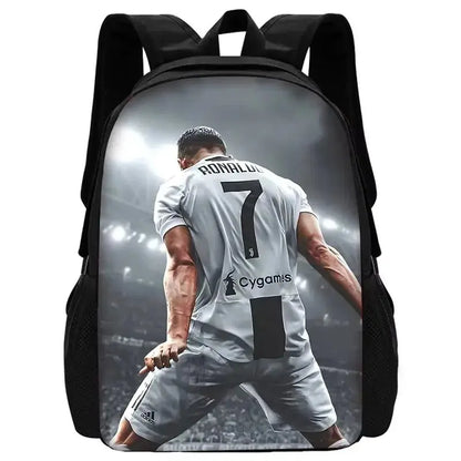 Football CR7 Child School Backpack With Shoulder Ronaldo Bags Trikidsworld