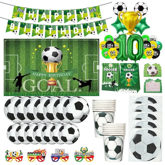 Soccer Football Birthday Decorations Aluminum Trikidsworld