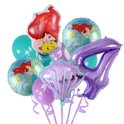Balloons Princess Ariel Birthday Party Trikidsworld