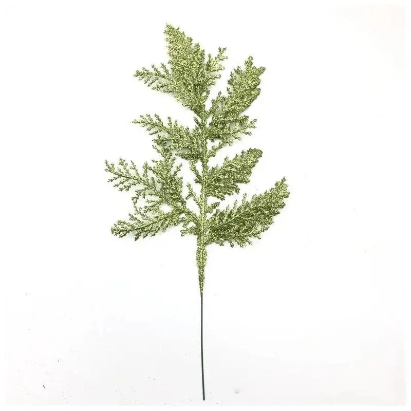 5Pcs Artificial Christmas Decor Pine Needle Home Room Decoration Christmas Tree Hanging Accessories Navidad Party New Year Decor Trikidsworld