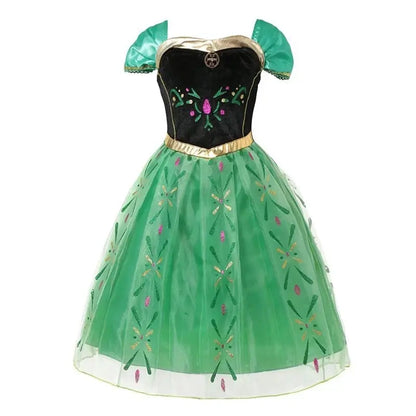 Merry Christmas Girls Dress Cute Christmas Tree Mesh Fashion Xmas Girls Princess Dress Party Costumes 2-10 Years Kids Clothes Trikidsworld
