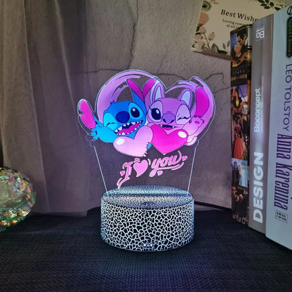 Lilo & Stitch Kids Night Light | Creative Cartoon Table Lamp Gift Trikidsworld