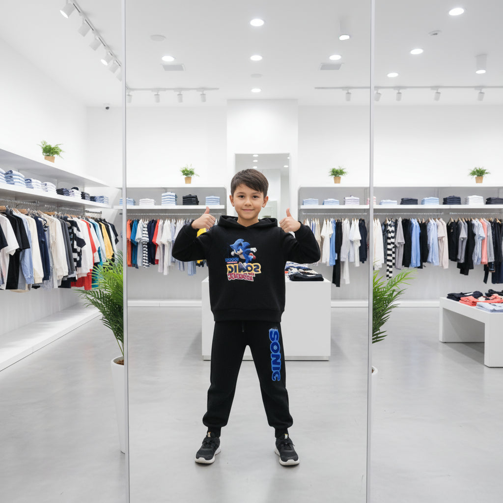 Sweat à capuche d'automne pour enfants de 3 à 12 ans, produits Anime, vêtements de sport, pull + pantalon, ensemble deux pièces Trikidsworld