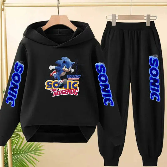 Sweat à capuche d'automne pour enfants de 3 à 12 ans, produits Anime, vêtements de sport, pull + pantalon, ensemble deux pièces Trikidsworld