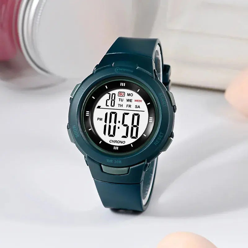 Waterproof Kids Watch with Alarm & Luminous Display Trikidsworld