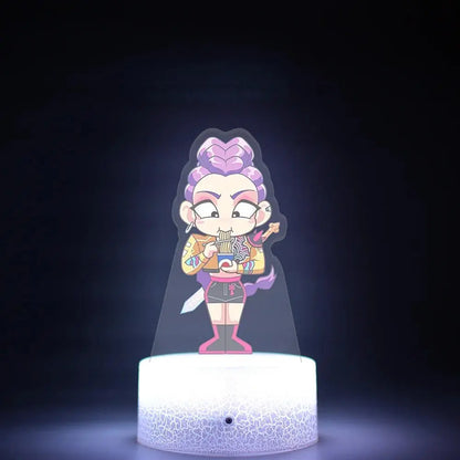 KPop K-POP Demon Hunters Kawaii Zoe Rumi Mira Saja Boys Superstar Monochrome Light Remote Control 16 Color Light Night Light Trikidsworld
