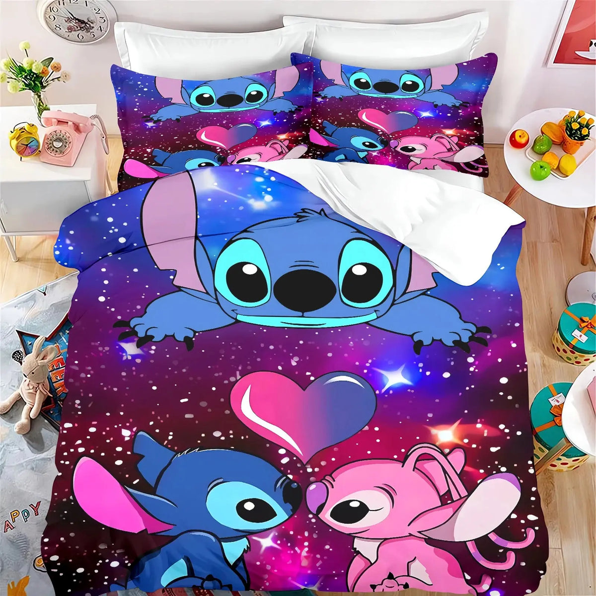Stitch Bedding Set – Anime Duvet Cover Trikidsworld