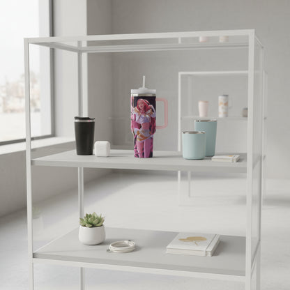 K-pop Demon Hunters Thermos Cup Kids Anime Rumi Mira Zoey Unisex Vacuum Cup Water Bottle Office Coffee Mug Gift for Boys Girls Trikidsworld