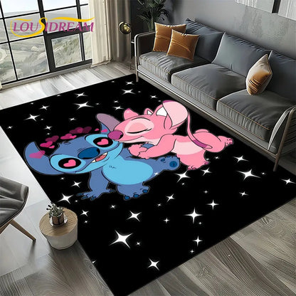 Cute Stitch 3D Non-slip Carpet for Kids | Disney Room Decor Trikidsworld