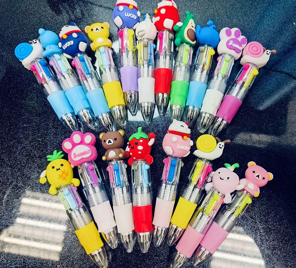 Mini 4-Color Multicolor Pens Trikidsworld