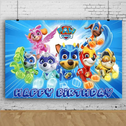 Paw Patrol Birthday Party Decoration Baby Shower Boys Girl Tableware Supplies Cup Tablecloth Numbers Balloon Cake Backdrop Gifts Trikidsworld