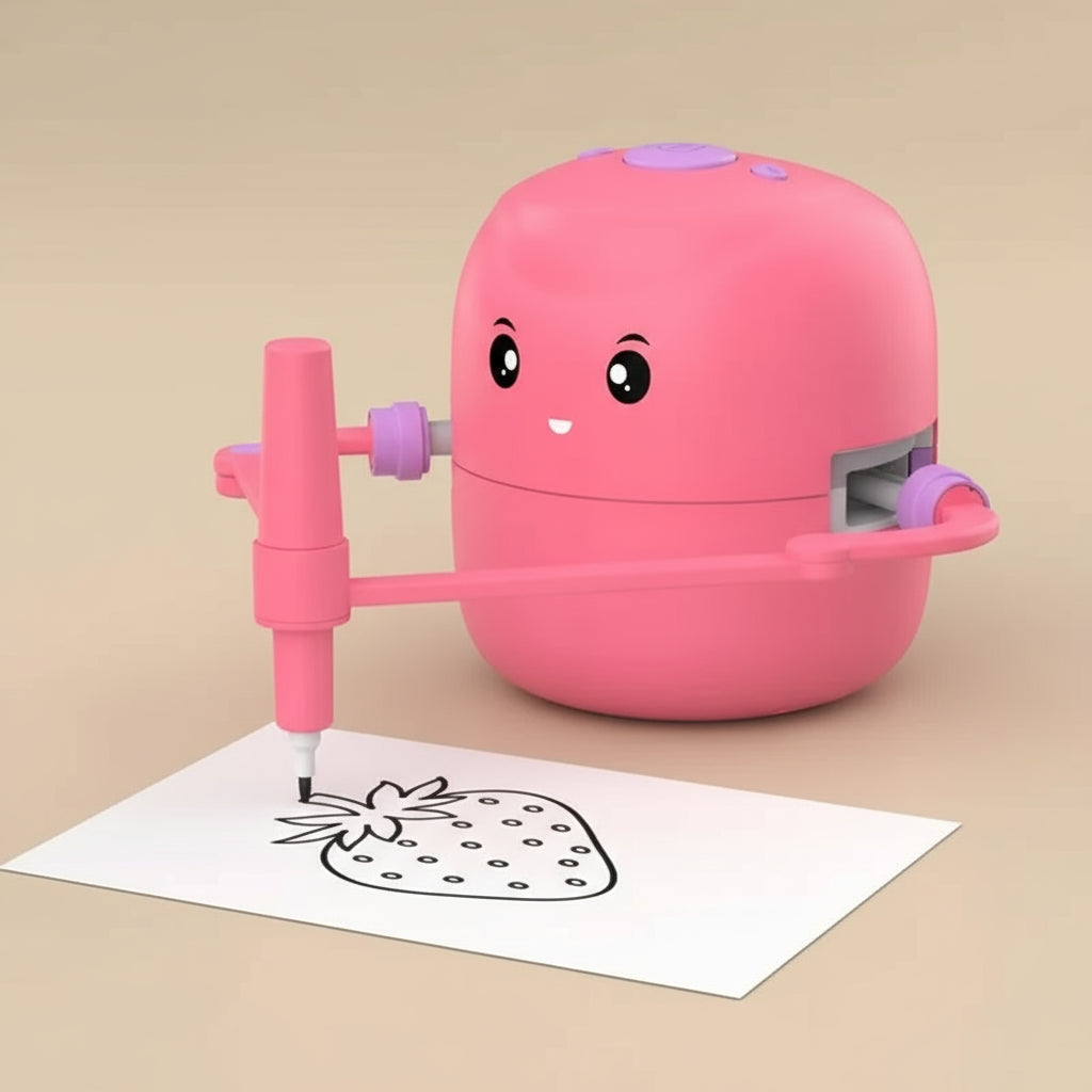 Interactive Educational Drawing Robot Learning Toy With 100 Cards Early Educational Toys For Girl And Boy Trikidsworld
