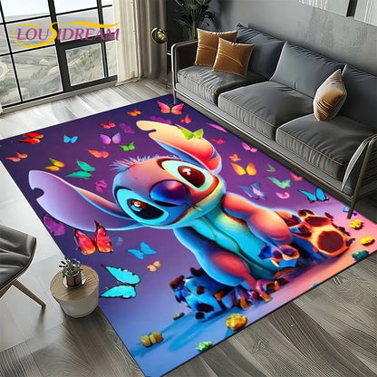 Cute Stitch 3D Non-slip Carpet for Kids | Disney Room Decor Trikidsworld