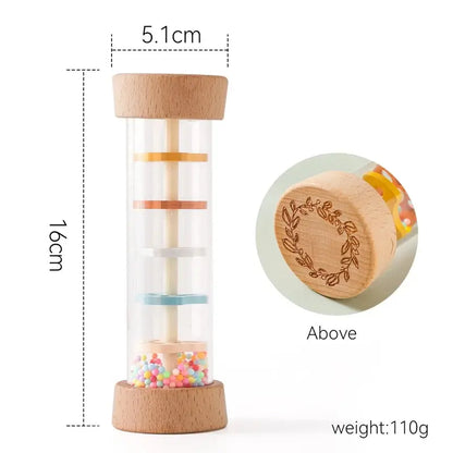 Colorful Musical Rain Stick Hourglass Rattle Trikidsworld