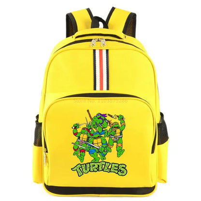 Teenage Ninja Turtle Backpack Anime Cartoon Print Kids Trikidsworld