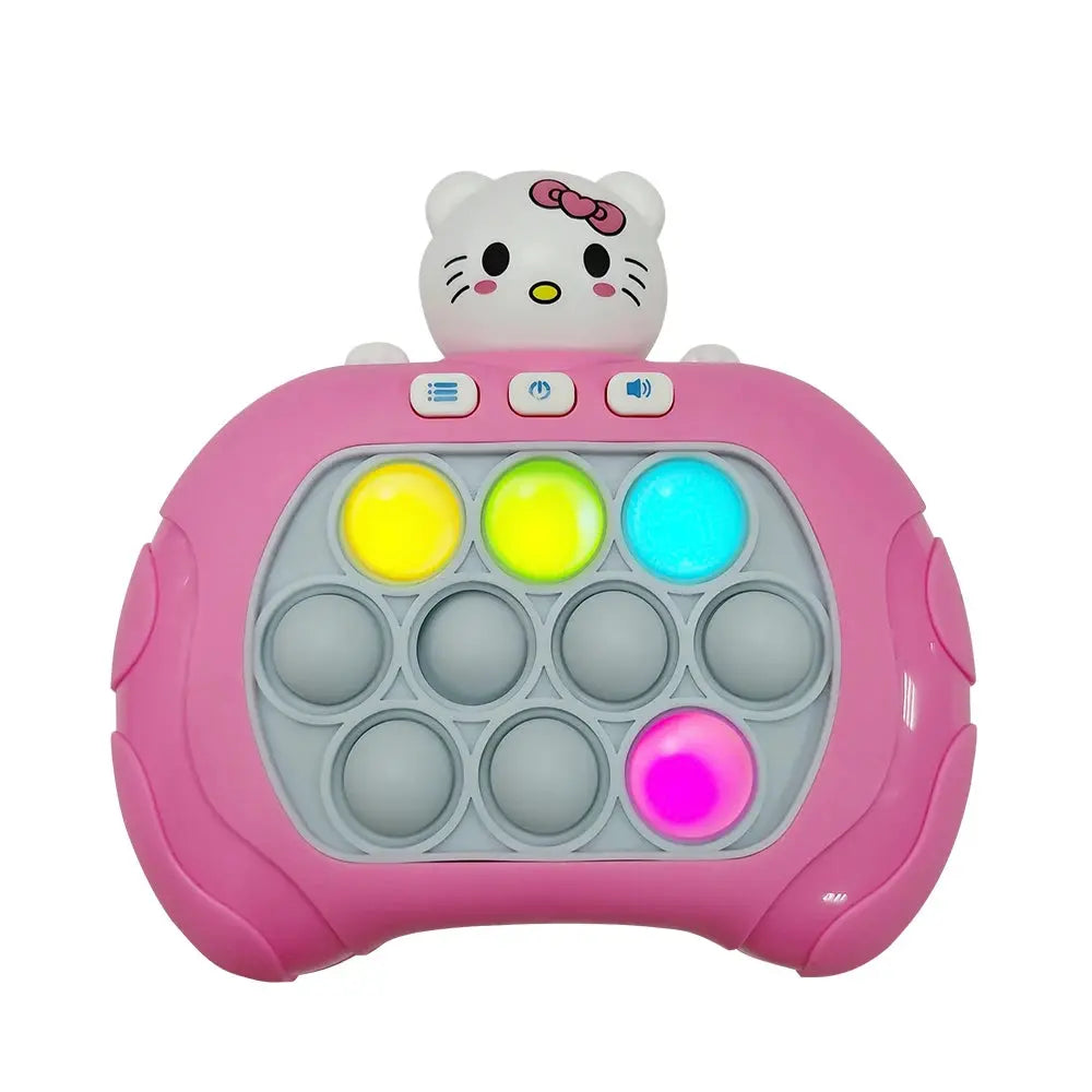 2024 New Pikachu Quick Push Game Pop Up Fidget Bubble Electronic Pop it Pro Game Light AntiStress Toys For Adult Kids Gift 2024 Trikidsworld
