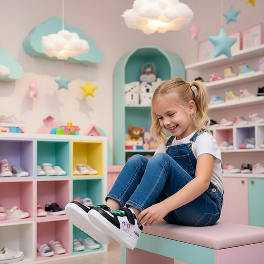 Childrens Sneakers KPop Demon Hunters Kids Skateboarding Tennis Shoes Girls White Shoes Soft Flat Student Versatile Casual Shoe Trikidsworld