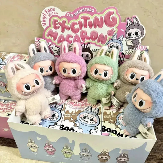 THE MONSTERS Heartbeat Macaron Vinyl Face Blind Box Plush Doll Handmade Gift Trikidsworld