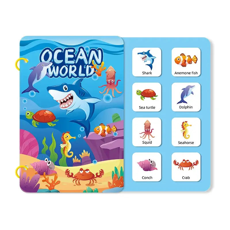 Children Early Education Quiet Busy Paste a Book Baby DIY Puzzle Sticker Montessori Toy Portable Educational Toy Sticker Book Trikidsworld