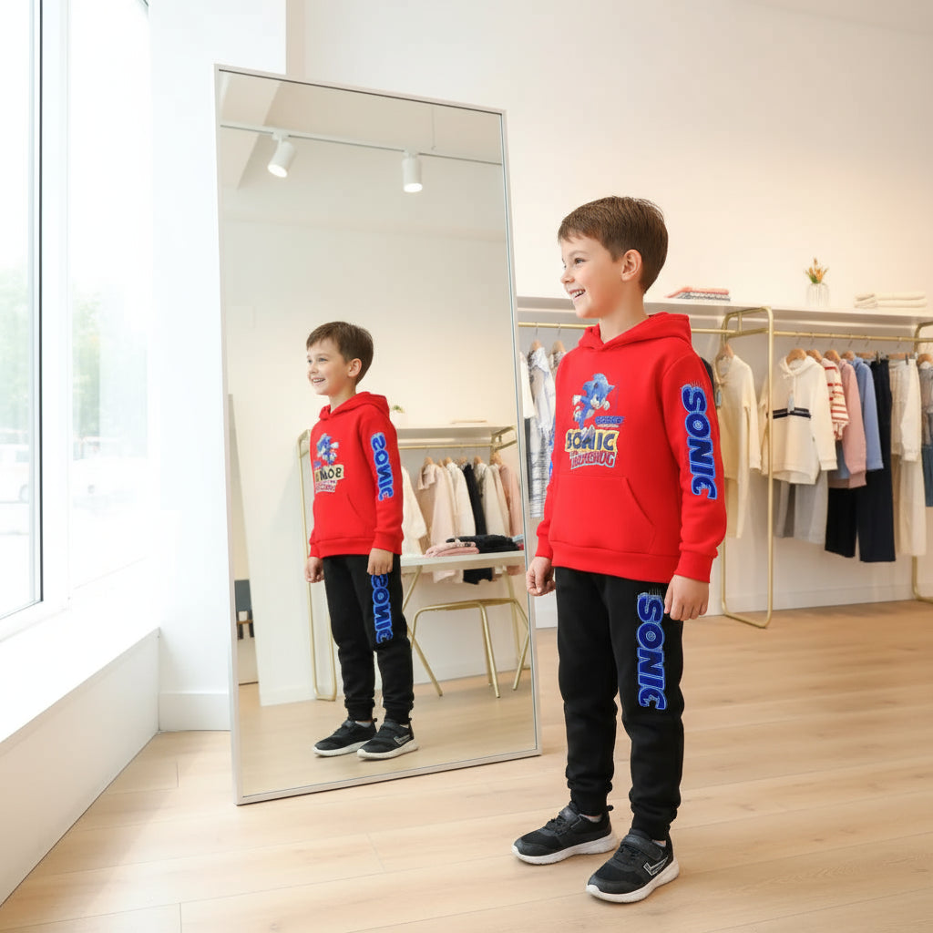 Sweat à capuche d'automne pour enfants de 3 à 12 ans, produits Anime, vêtements de sport, pull + pantalon, ensemble deux pièces Trikidsworld