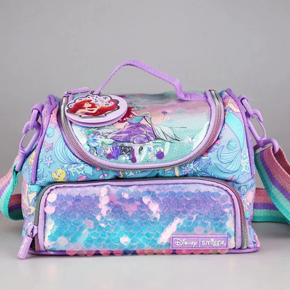 Genuine Disney Smiggle Mermaid School Bag Pencil Case Notebook Y2k Stationery Set Student Lunch Bag Backpack Girl Birthday Gift Trikidsworld