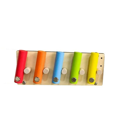 DIY Montessori  Busy Board Material Accessories Rainbow Card Water Pipe Aid Early Education Learning Skill Toy Wooden Toys Gifts Trikidsworld