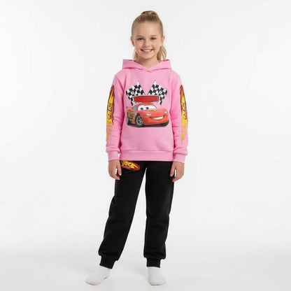 Disney Lightning McQueen Children's Hoodie And Pants Set - Warm Autumn Sports Outfit for Boys/Girls Perfect Back to School Gift Trikidsworld