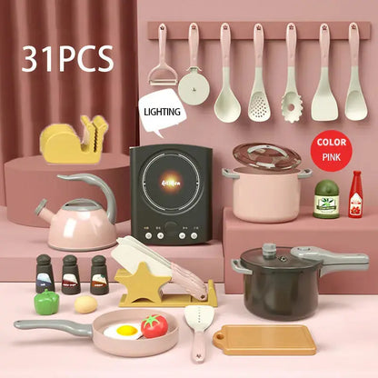 Kids' Pretend Kitchen Set – Mini Food & Cooking Utensils Trikidsworld